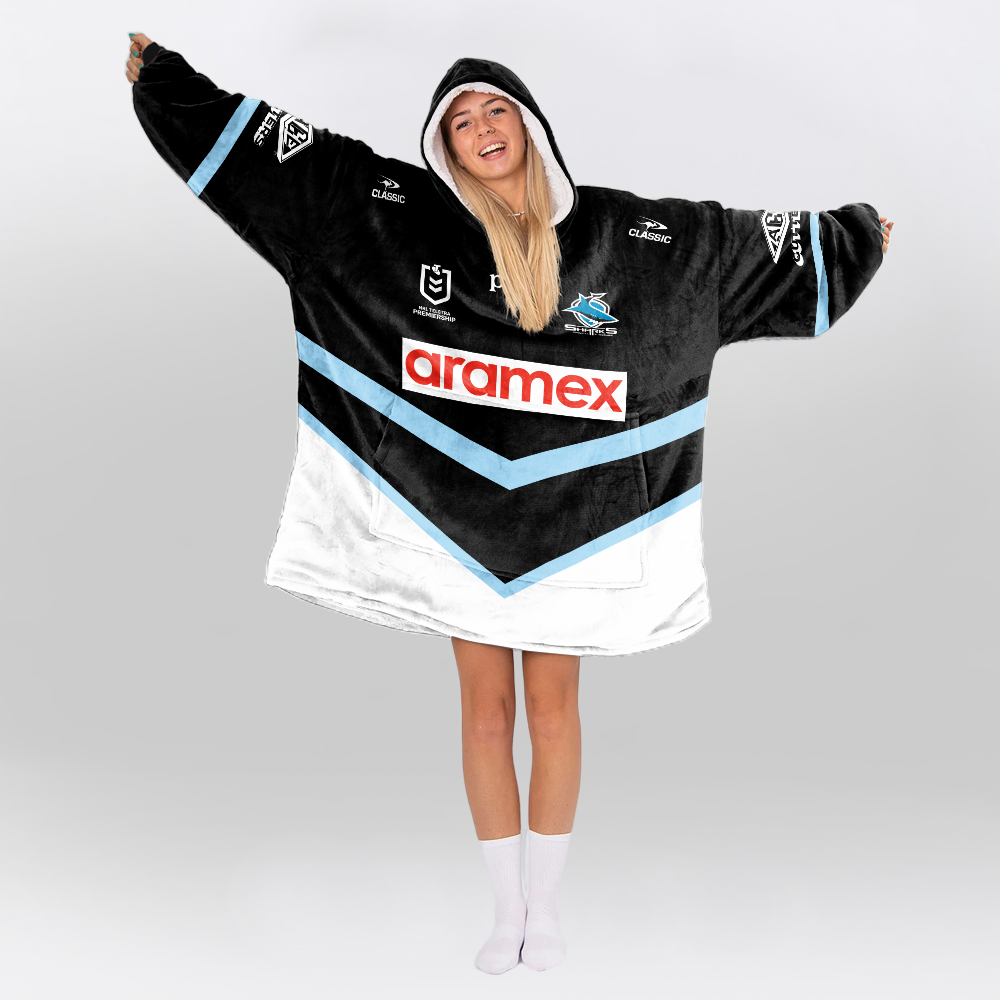 Cronulla-Sutherland Unisex Blanket Hoodie