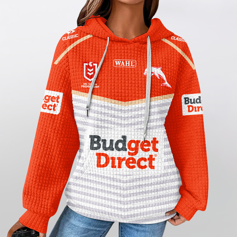 Dolphins Unisex Waffle Hoodie