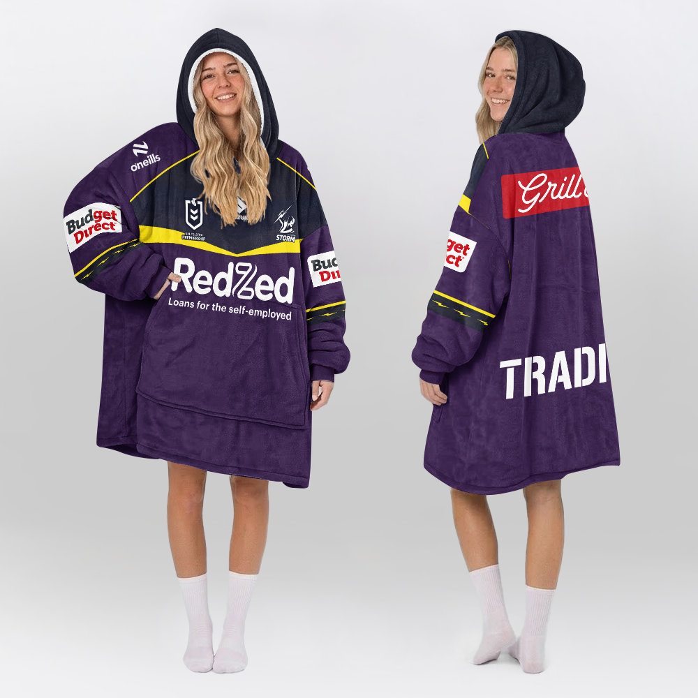 Melbourne Unisex Home Blanket Hoodie