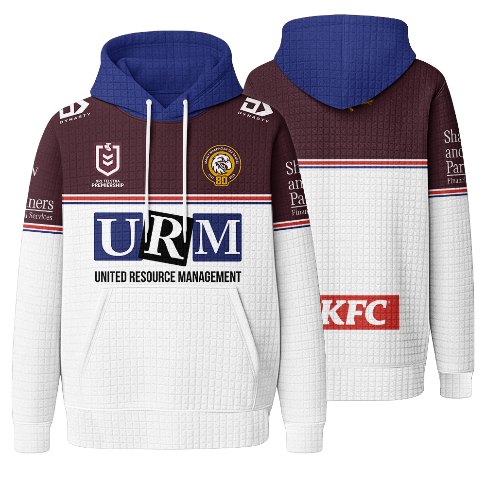 Manly Warringah Unisex Waffle Hoodie