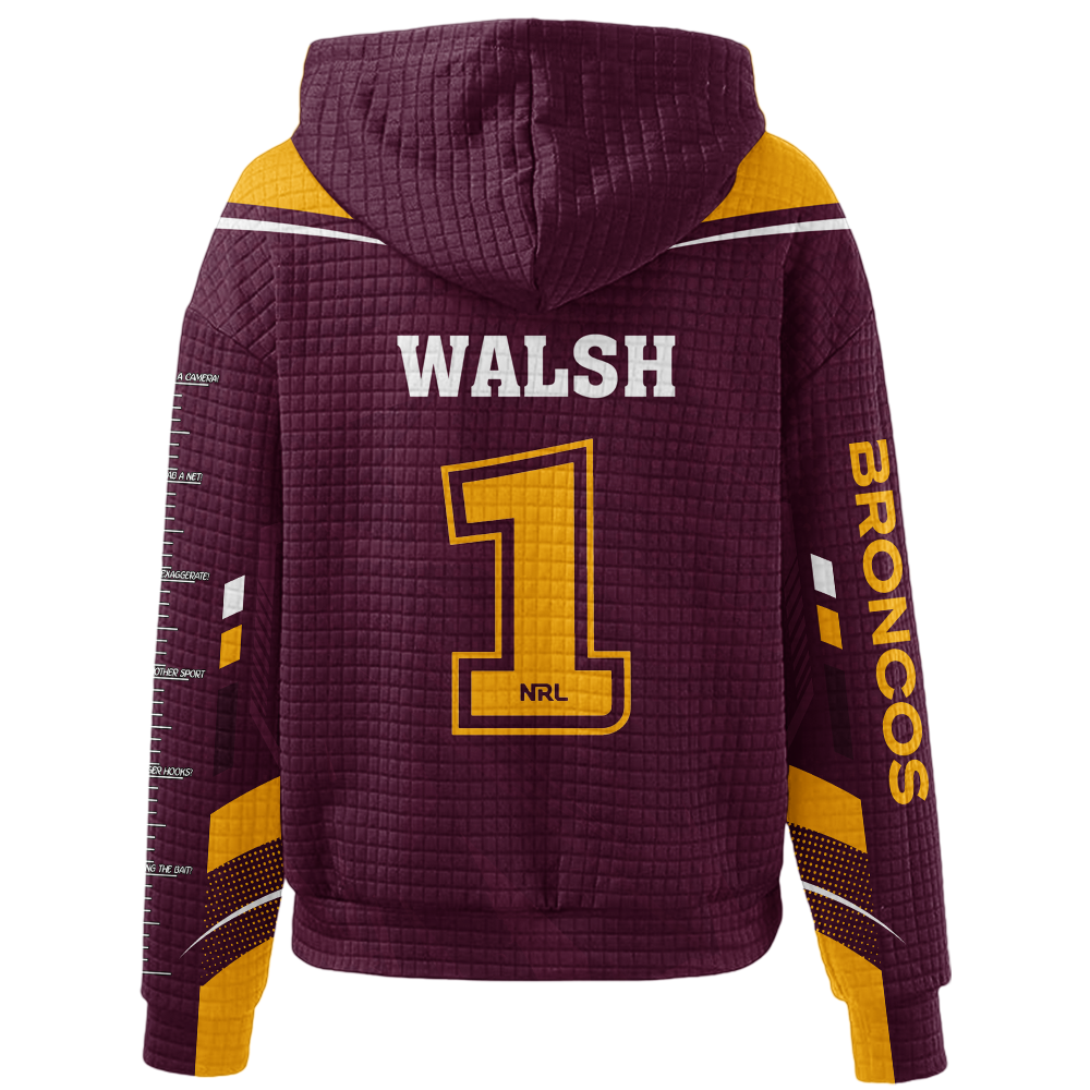 Brisbane Unisex Waffle Hoodie