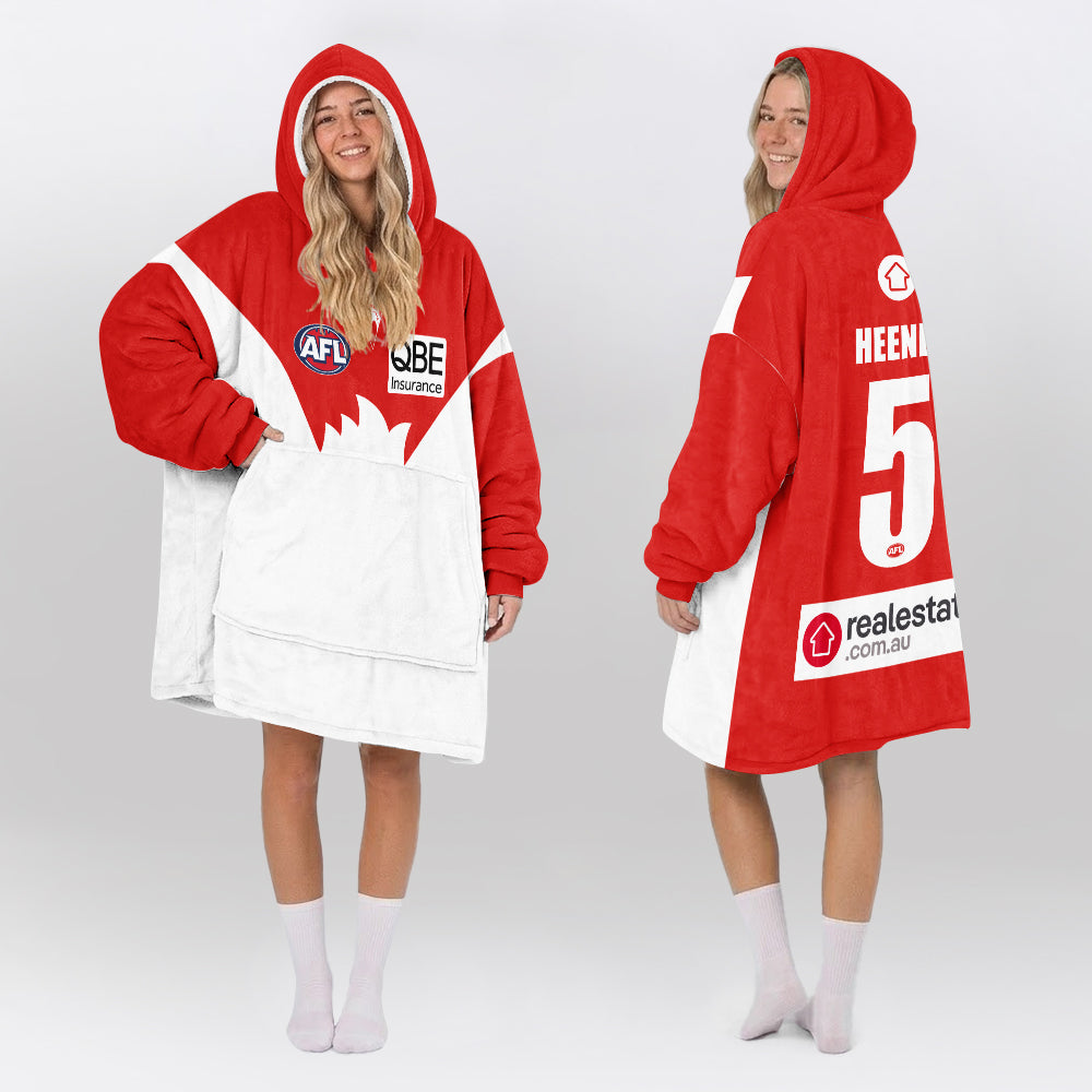 Sydney Football Unisex Blanket Hoodie