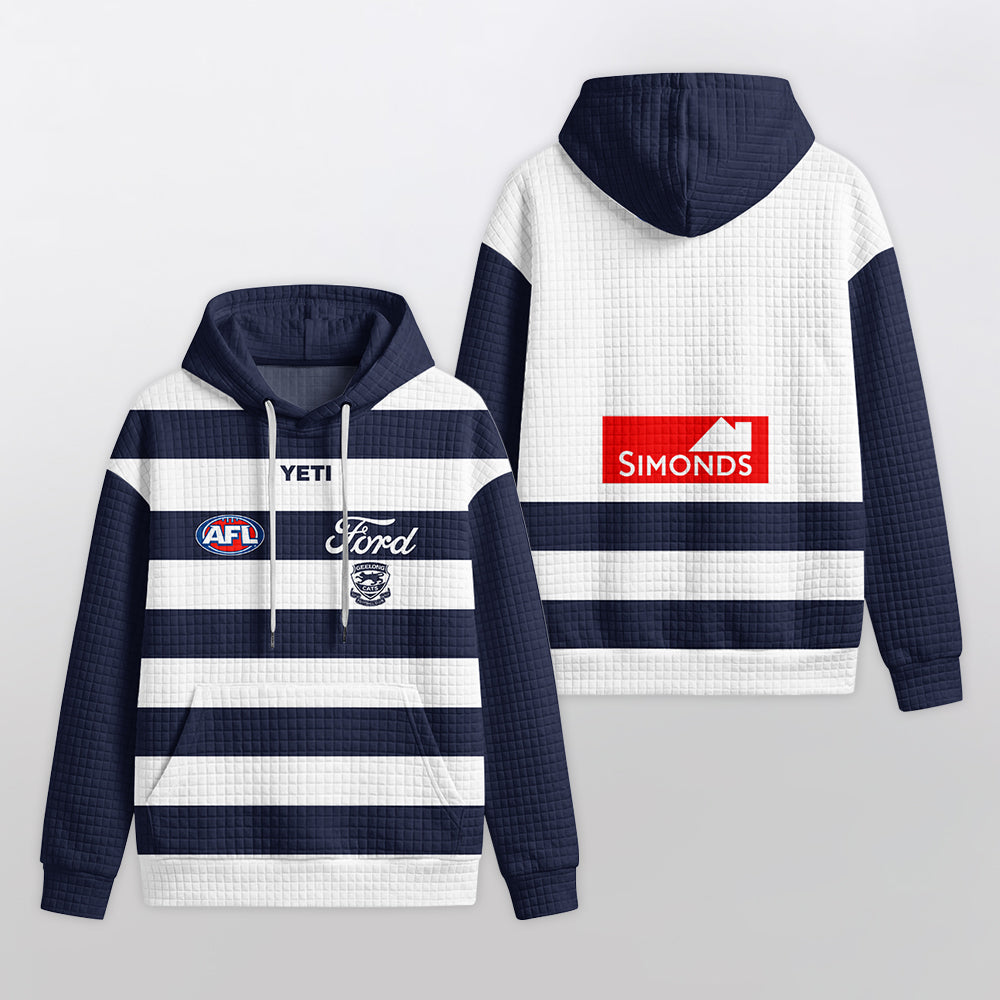 Geelong Football Unisex Waffle Hoodie