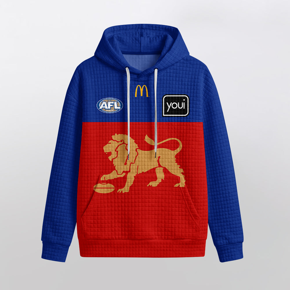 Brisbane Football Unisex Waffle Hoodie