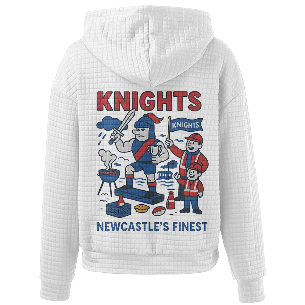 Newcastle Unisex Waffle Hoodie