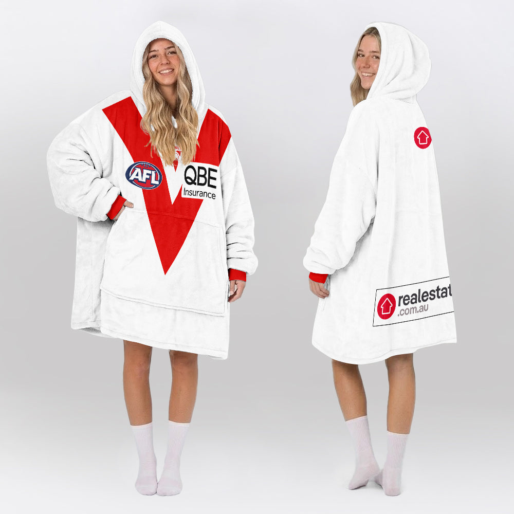 Sydney Football Unisex Blanket Hoodie