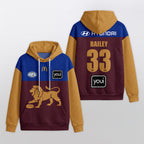 Brisbane Football Unisex Waffle Hoodie