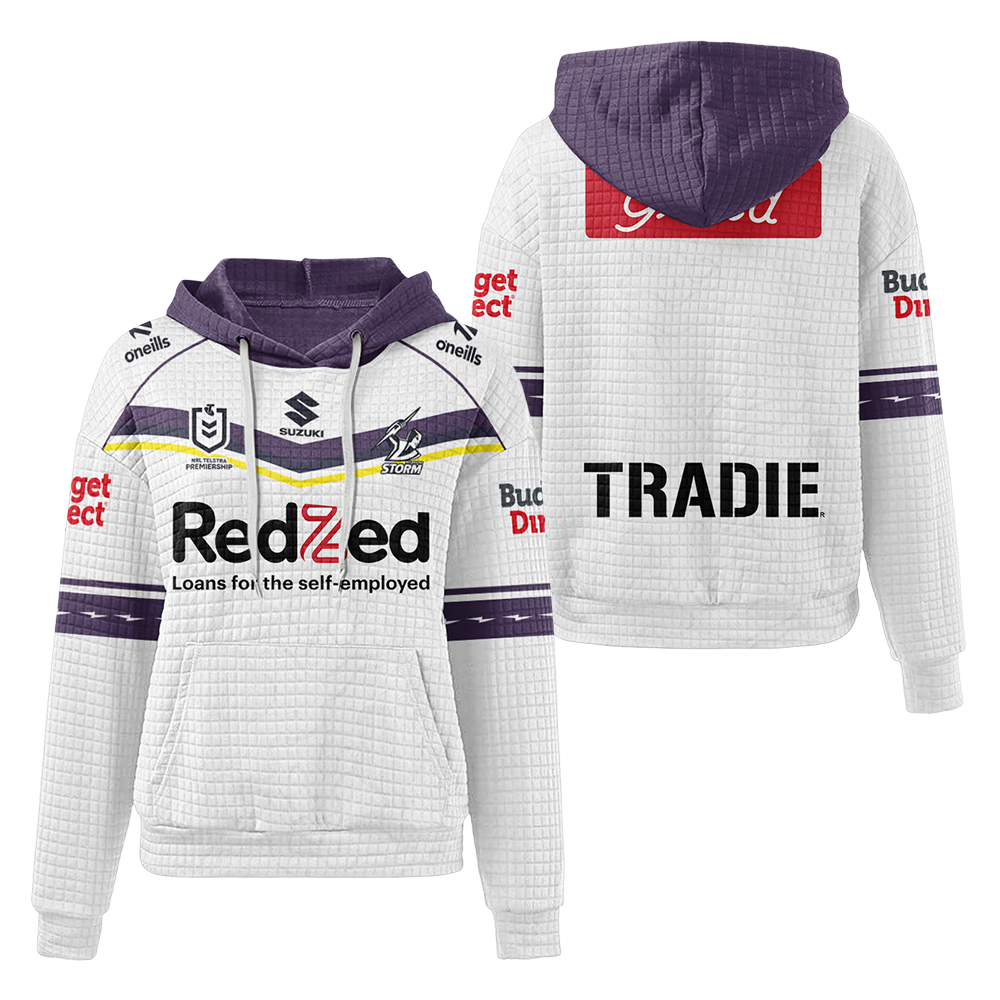 Melbourne Unisex Away Waffle Hoodie