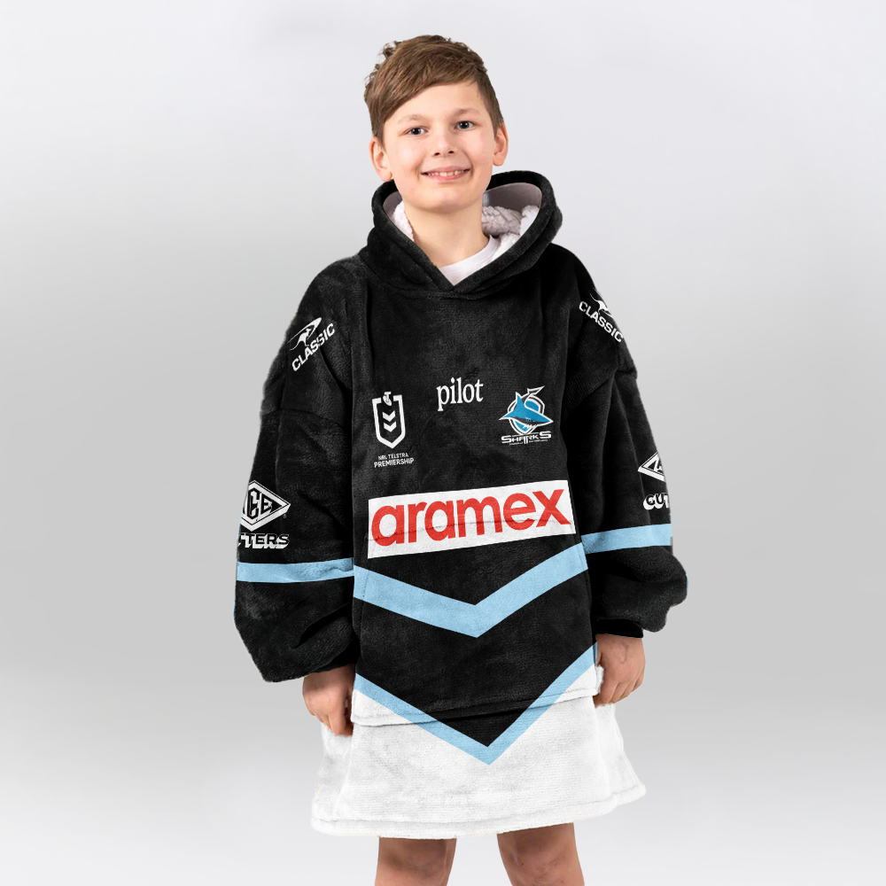 Cronulla-Sutherland Unisex Blanket Hoodie