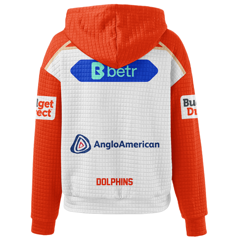 Dolphins Unisex Waffle Hoodie