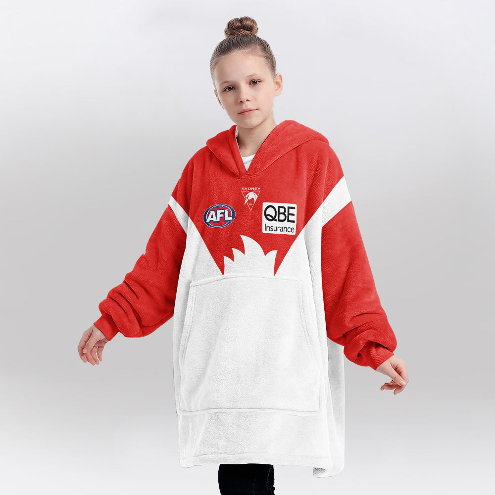 Sydney Football Unisex Blanket Hoodie