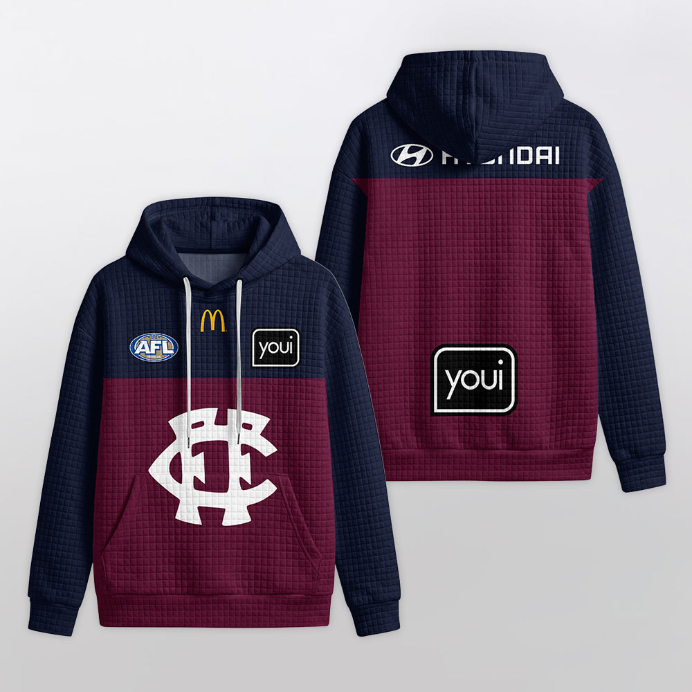 Brisbane Football Unisex Waffle Hoodie