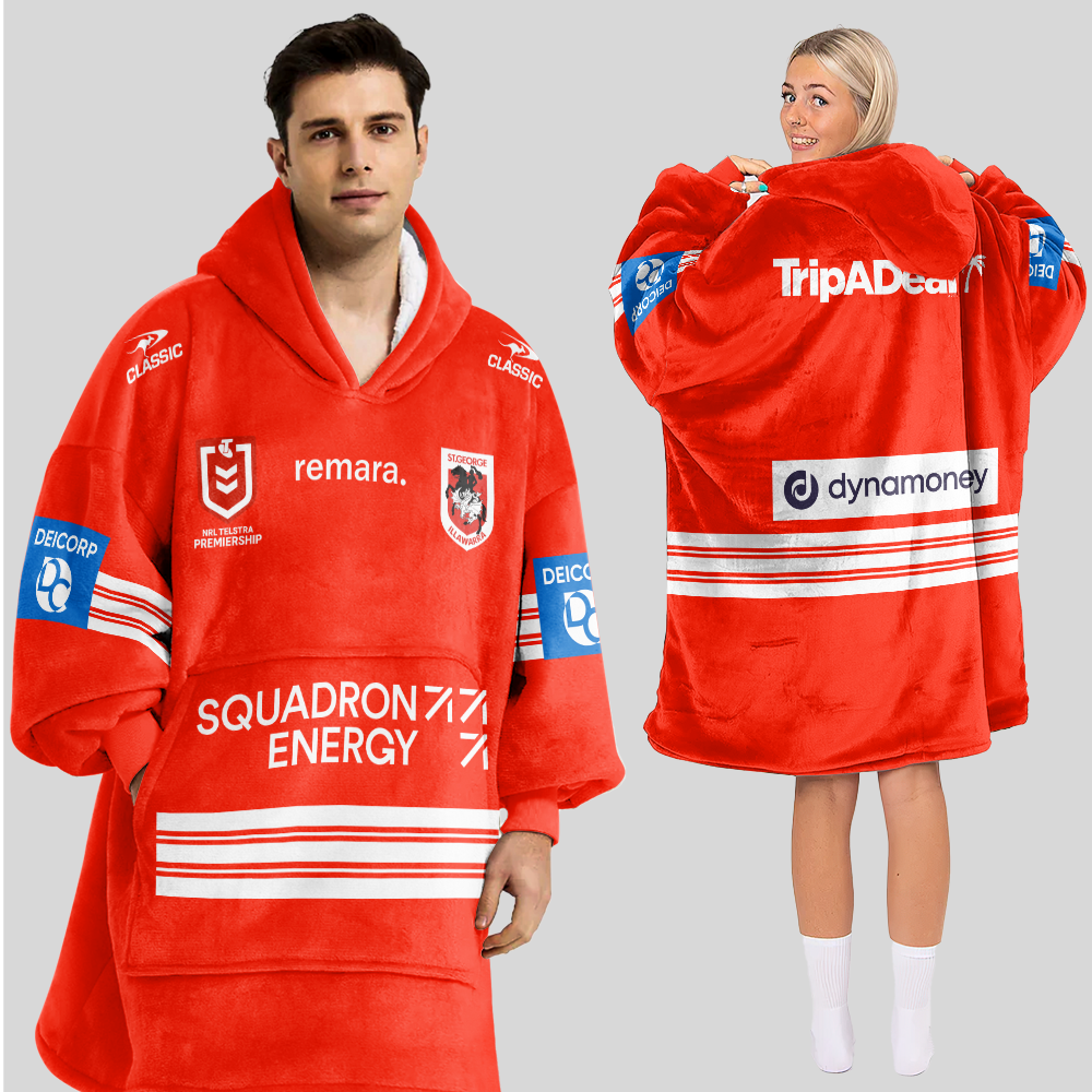 St. George Illawarra Unisex Blanket Hoodie