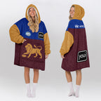 Brisbane Football Unisex Blanket Hoodie