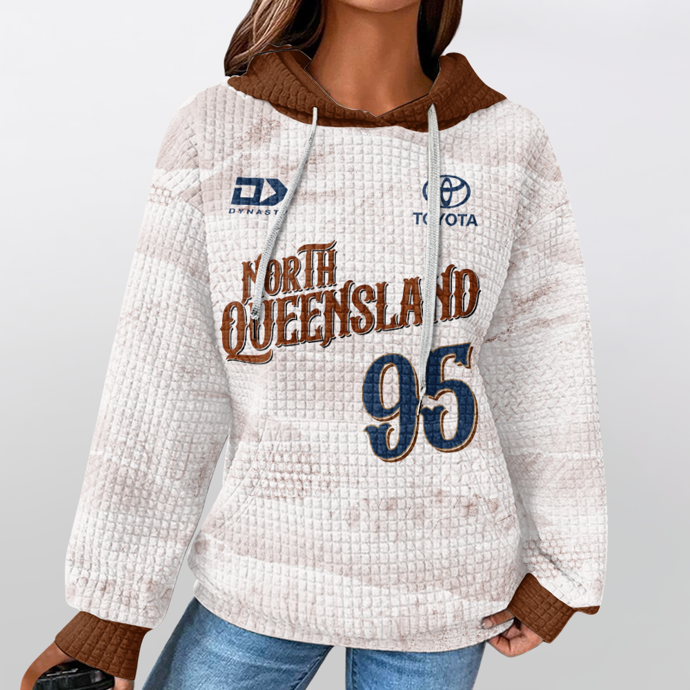 North Queensland Unisex Waffle Hoodie
