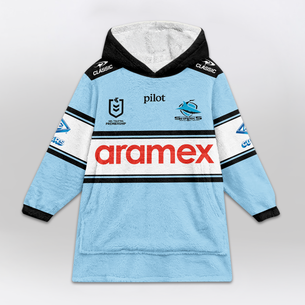 Cronulla-Sutherland Unisex Blanket Hoodie