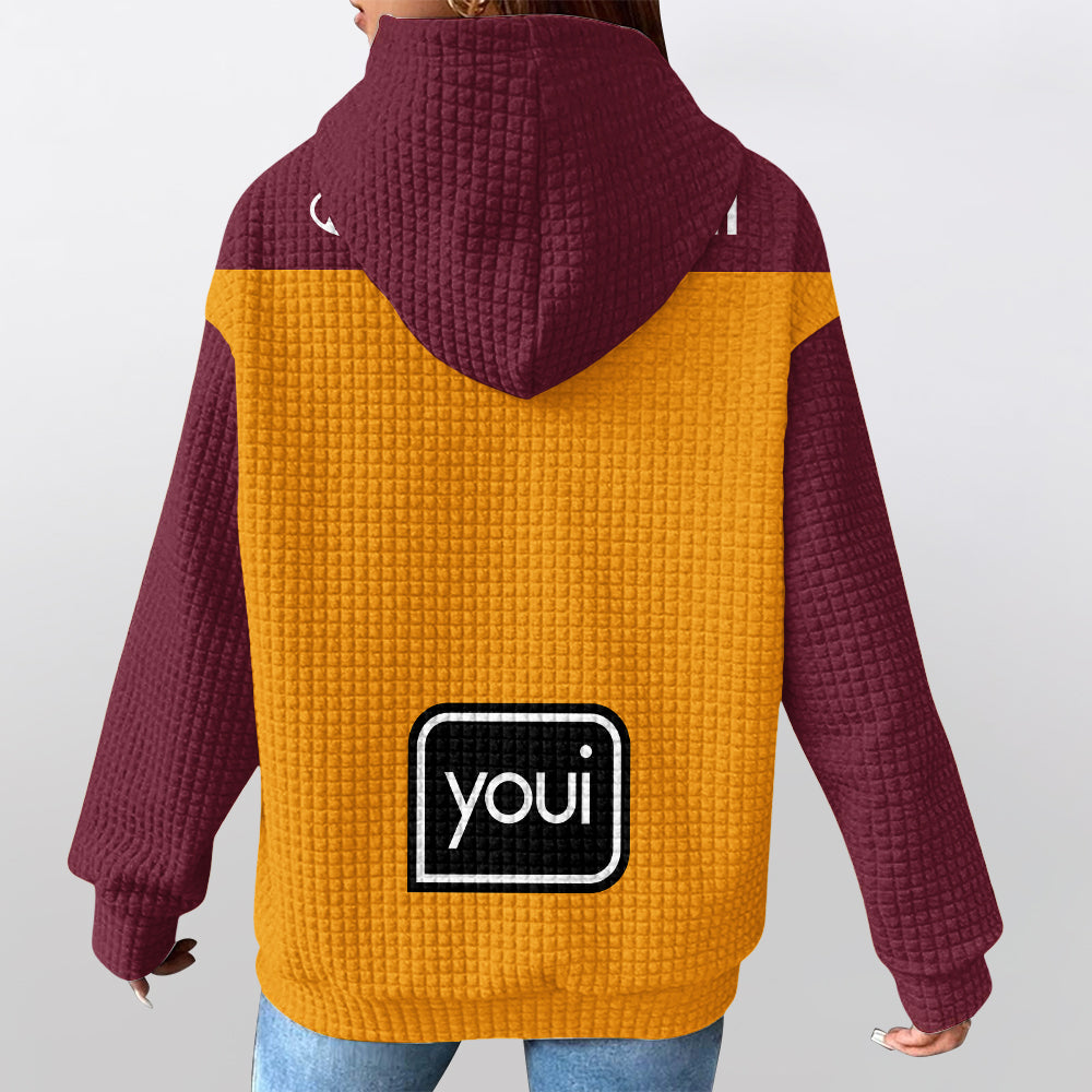 Brisbane Football Unisex Waffle Hoodie
