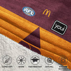 Brisbane Football Unisex Blanket Hoodie