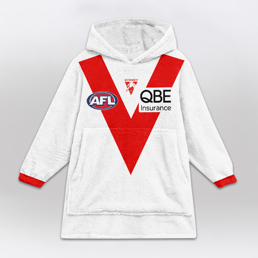 Sydney Football Unisex Blanket Hoodie