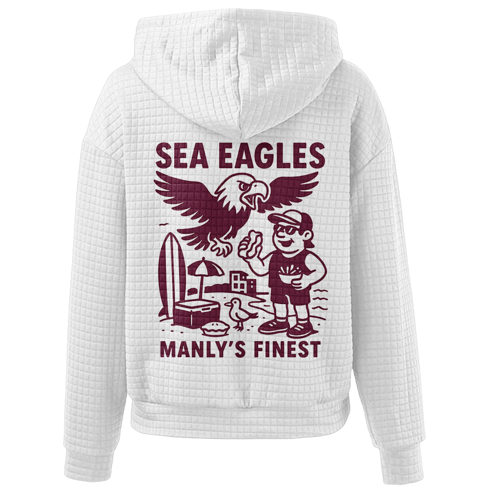Manly Warringah Unisex Waffle Hoodie