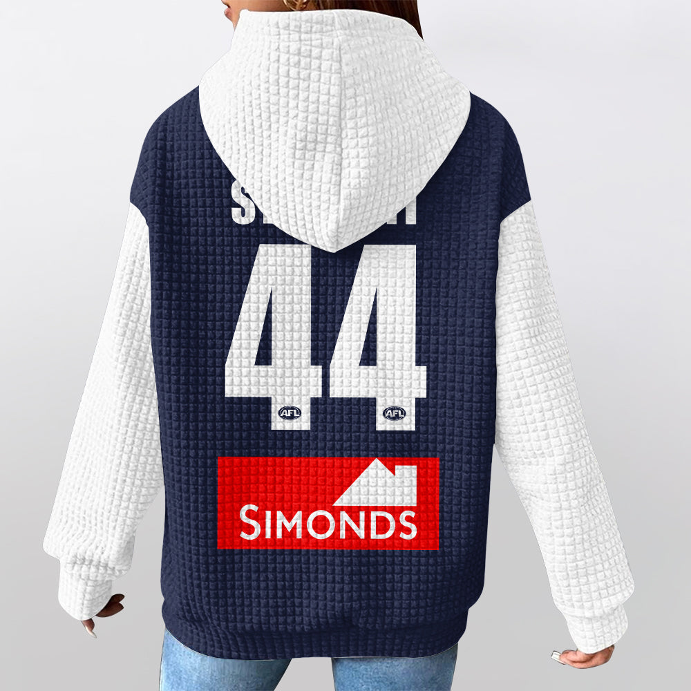 Geelong Football Unisex Waffle Hoodie