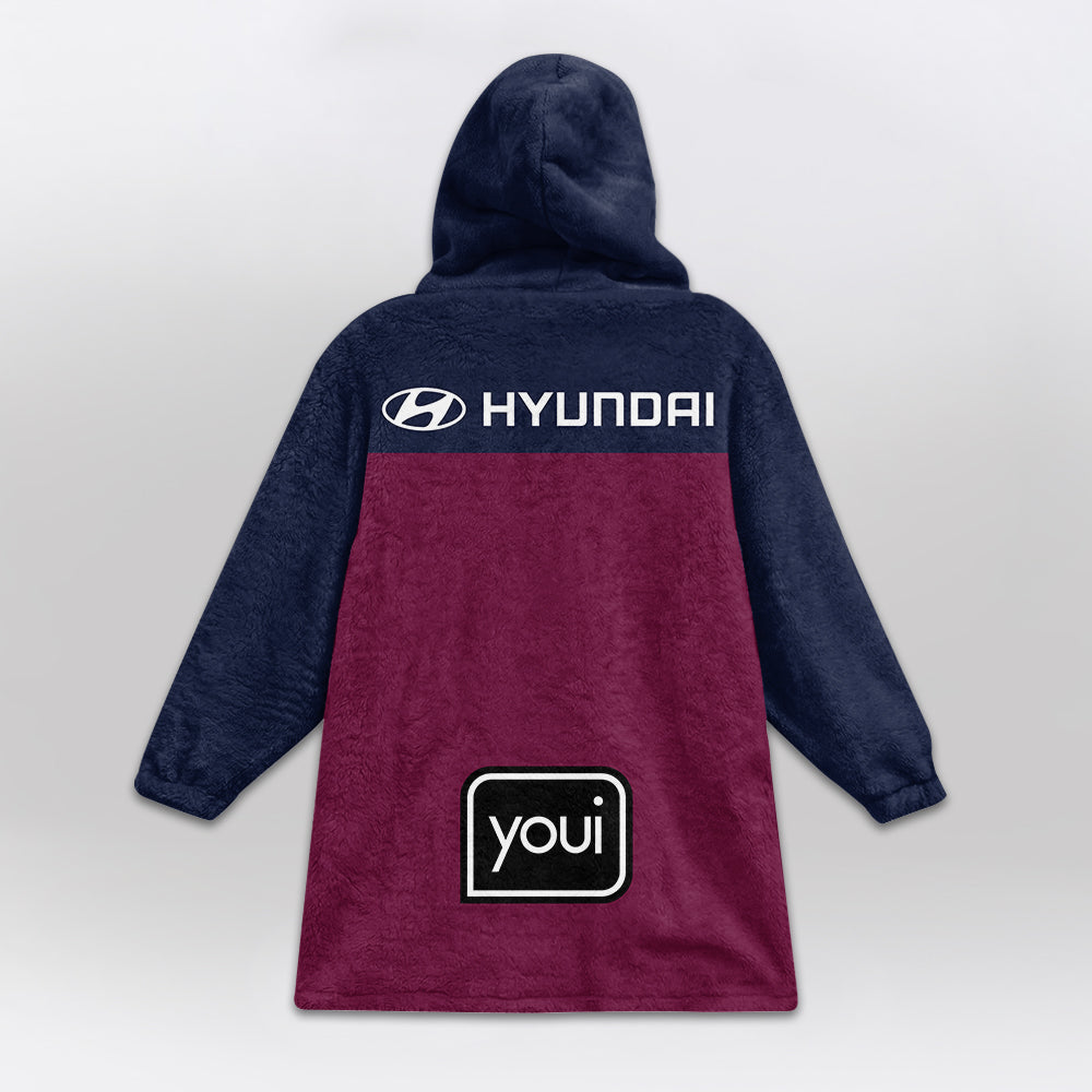 Brisbane Football Unisex Blanket Hoodie