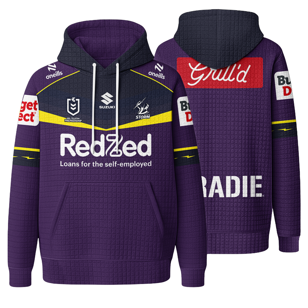 Melbourne Unisex Home Waffle Hoodie