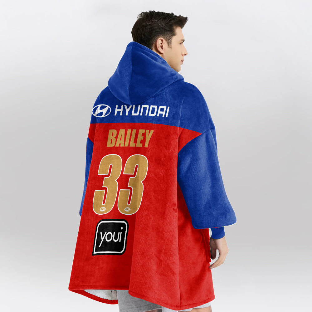 Brisbane Football Unisex Blanket Hoodie