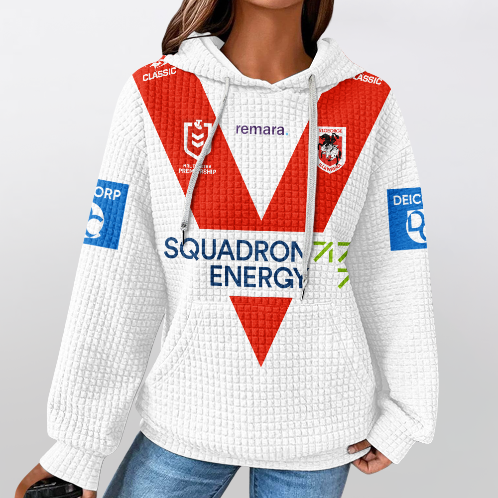 St. George Illawarra Unisex Waffle Hoodie