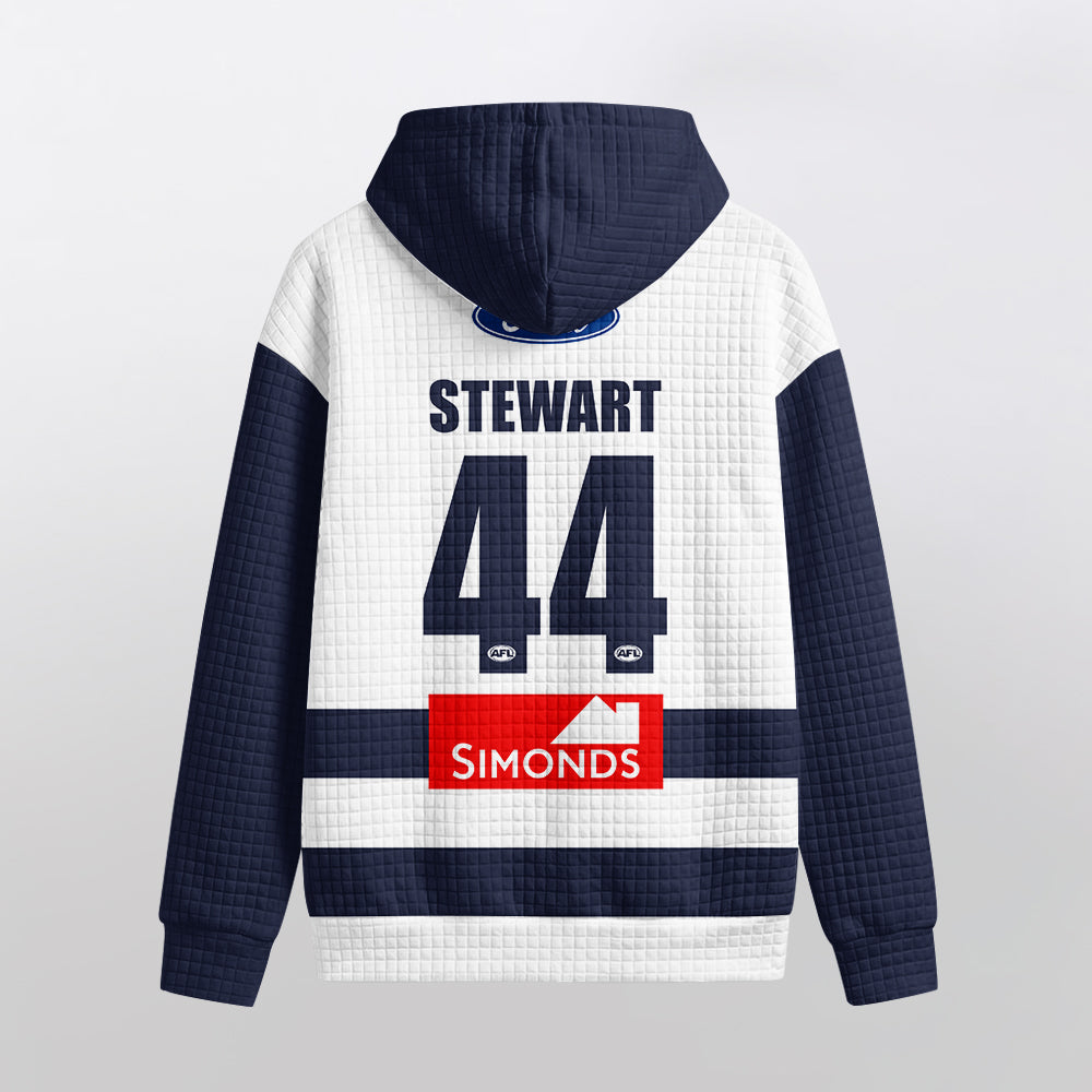 Geelong Football Unisex Waffle Hoodie
