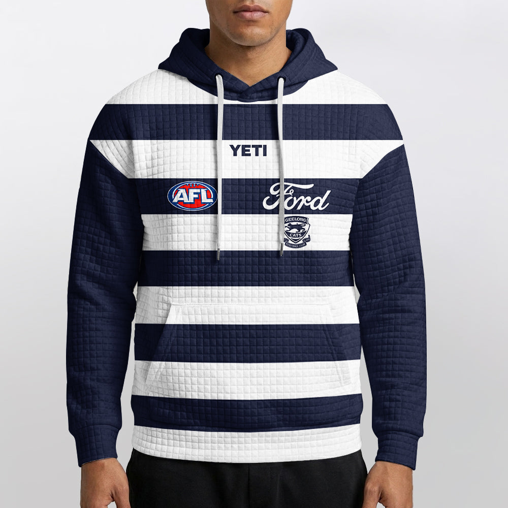 Geelong Football Unisex Waffle Hoodie