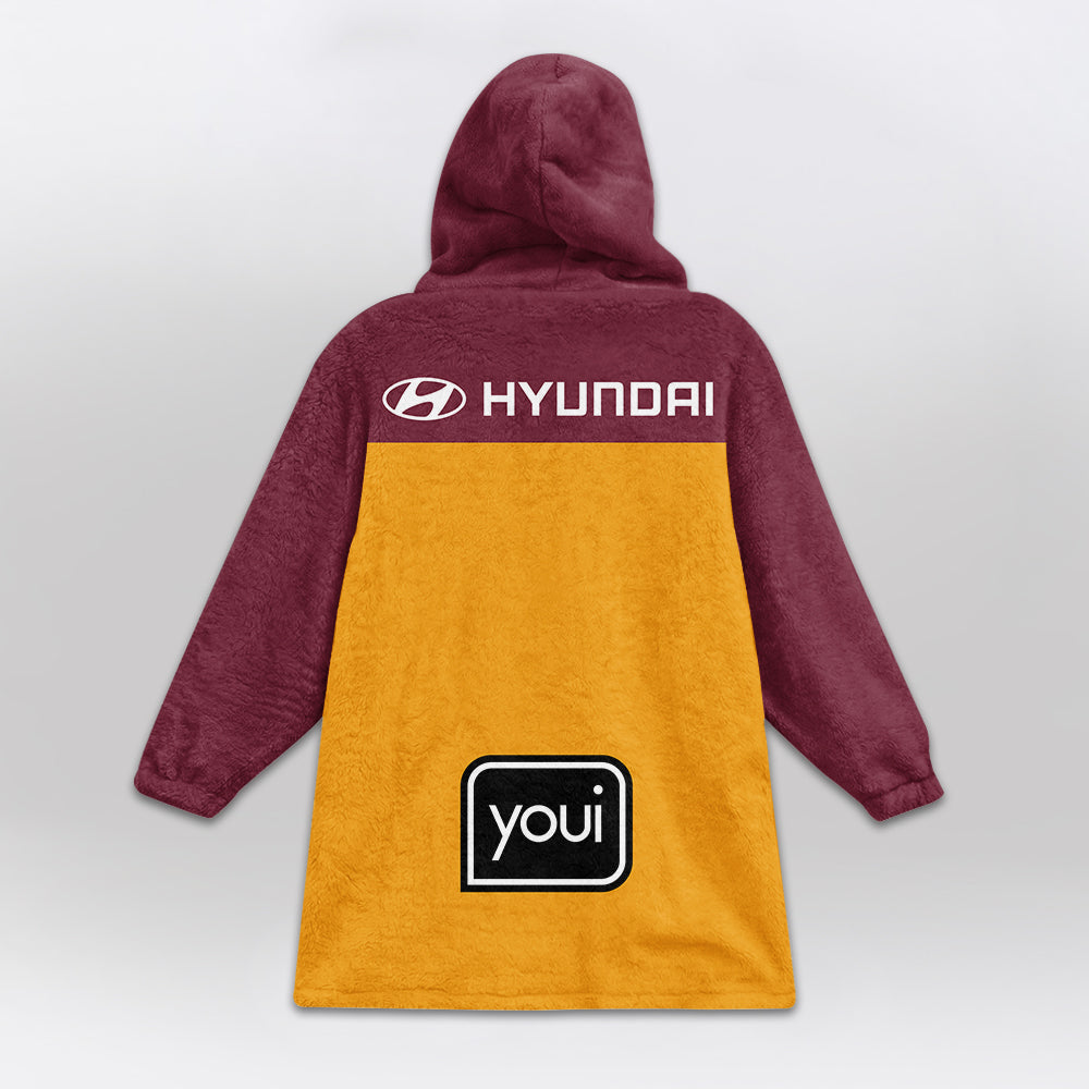 Brisbane Football Unisex Blanket Hoodie