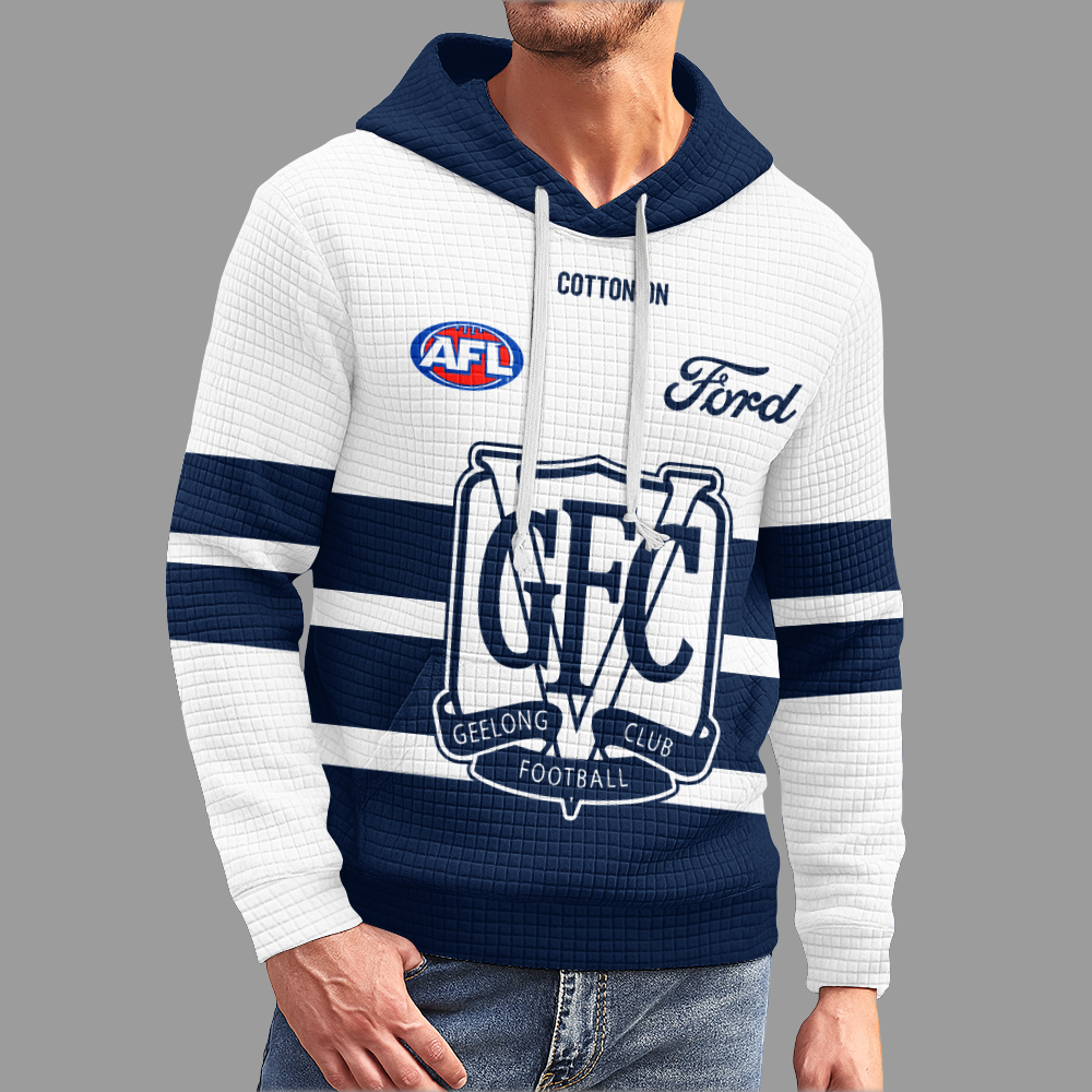 Geelong Football Unisex Waffle Hoodie