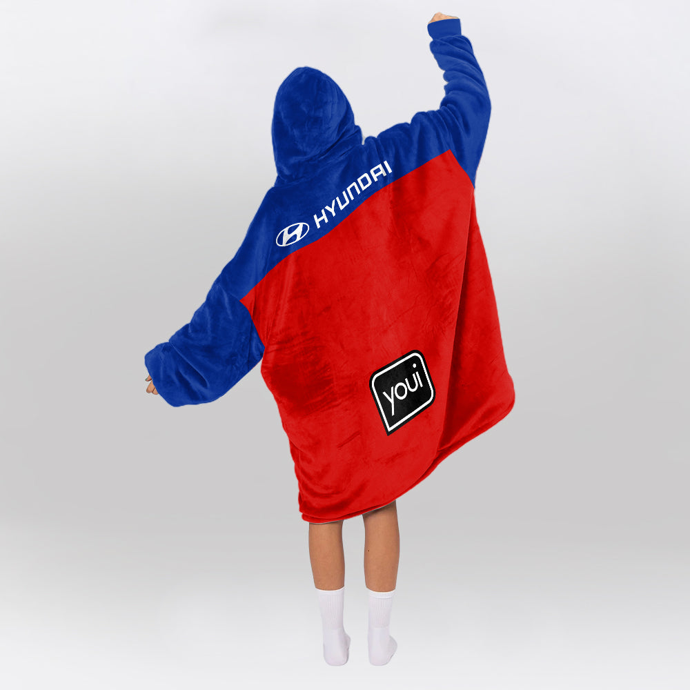 Brisbane Football Unisex Blanket Hoodie