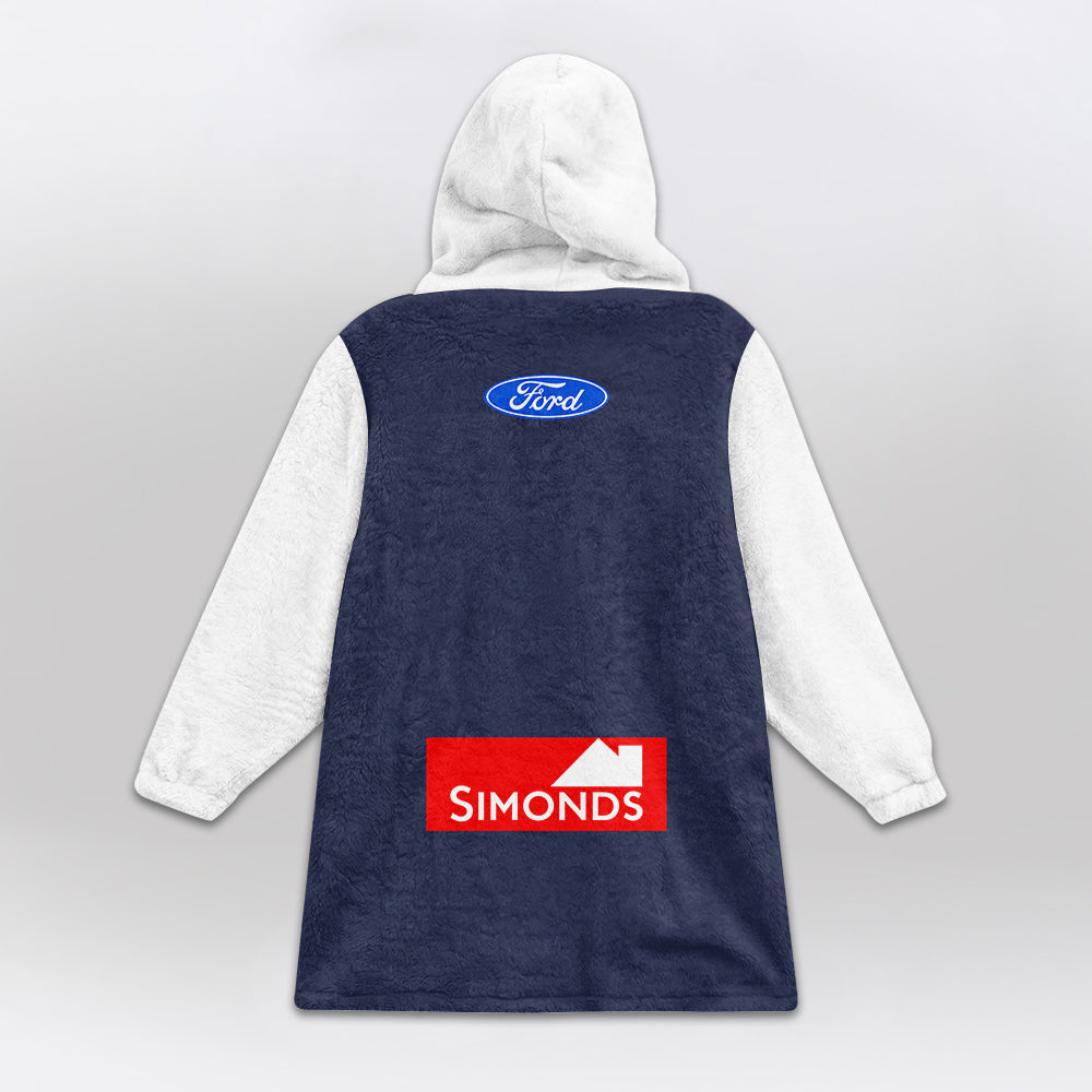 Geelong Football Blanket Hoodie