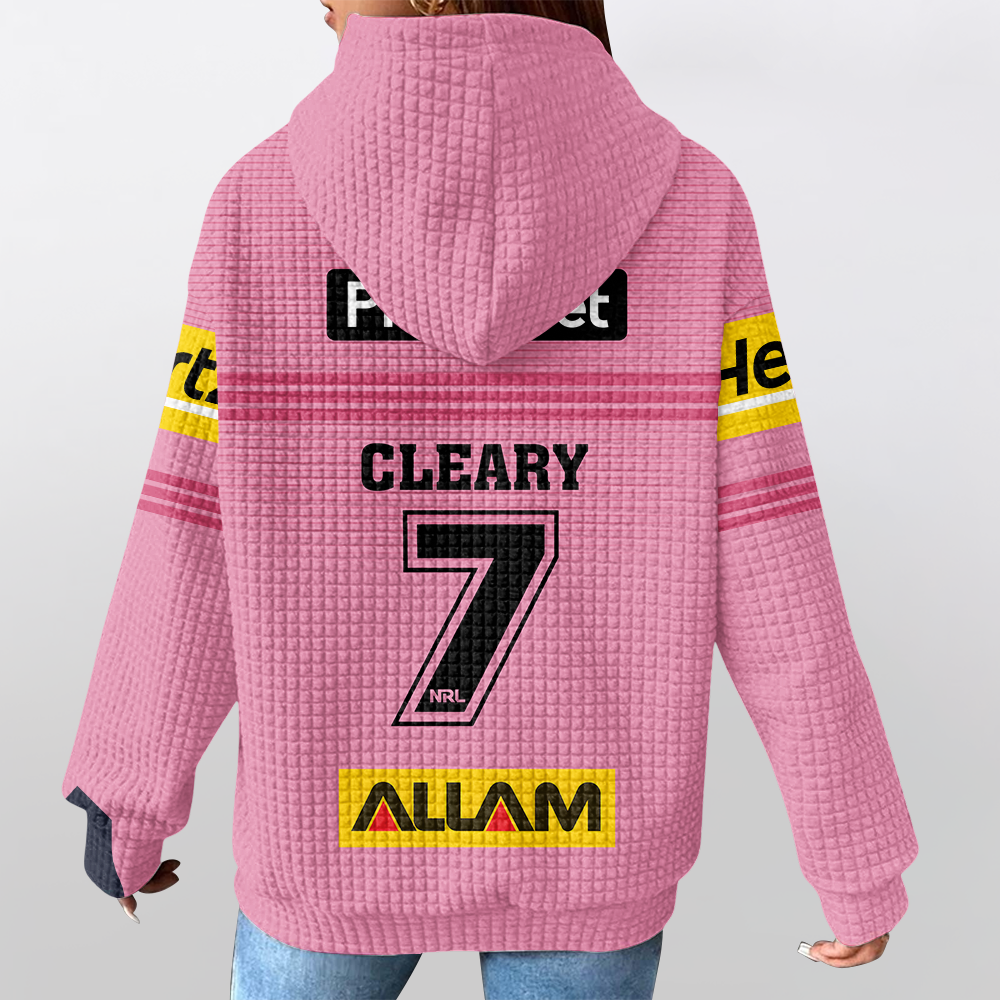 Penrith Nathan Cleary Unisex Waffle Hoodie