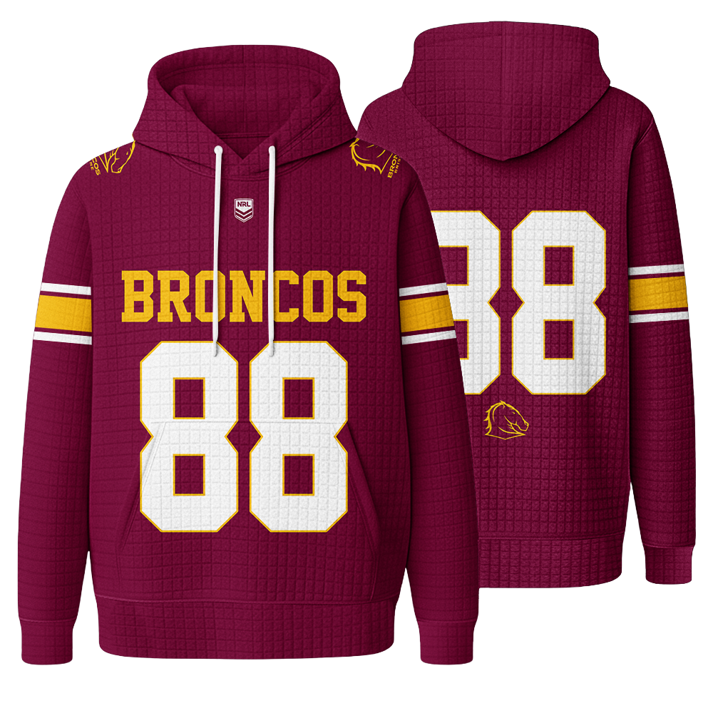 Brisbane Unisex Waffle Hoodie