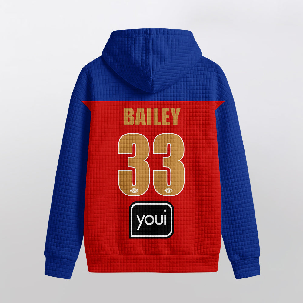 Brisbane Football Unisex Waffle Hoodie