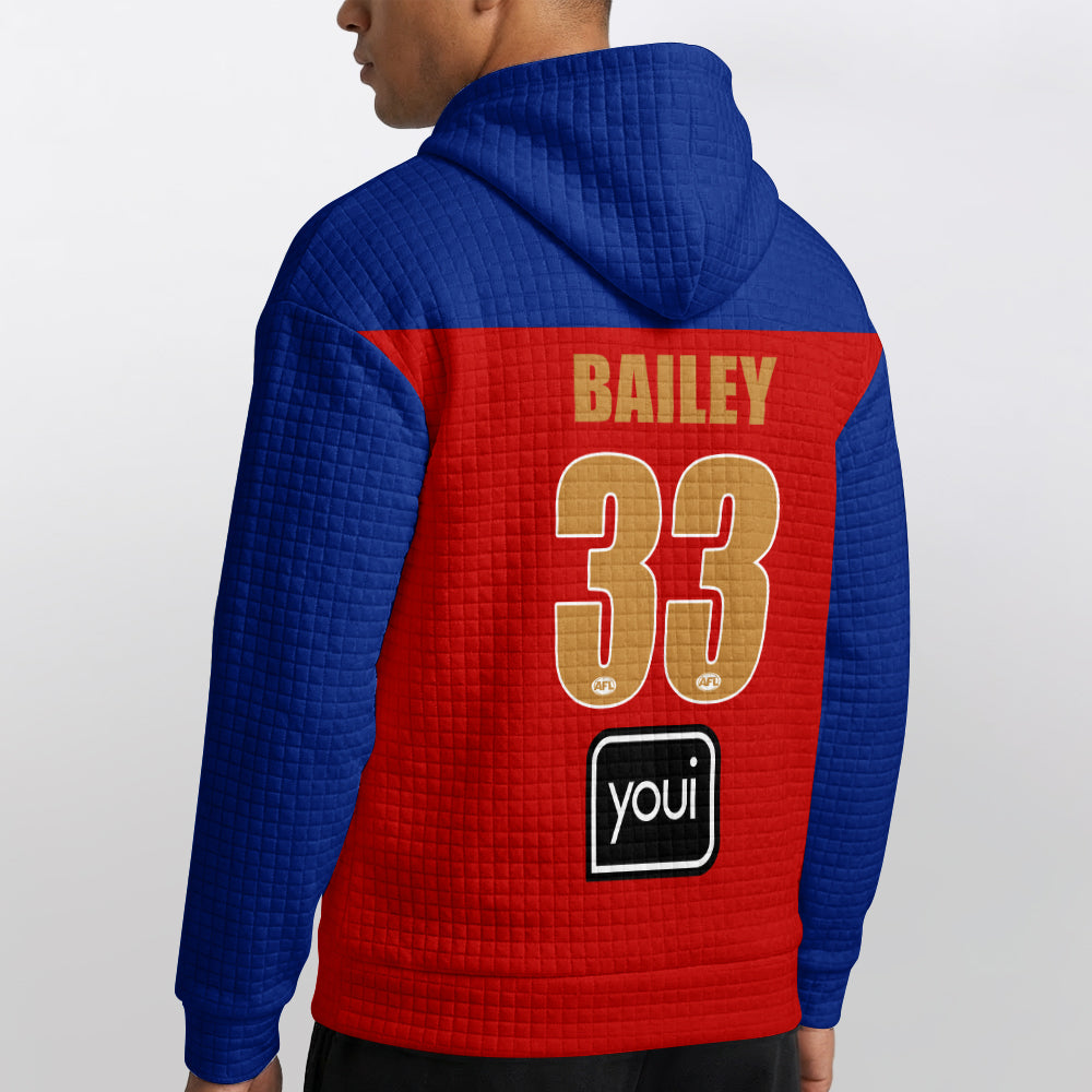 Brisbane Football Unisex Waffle Hoodie