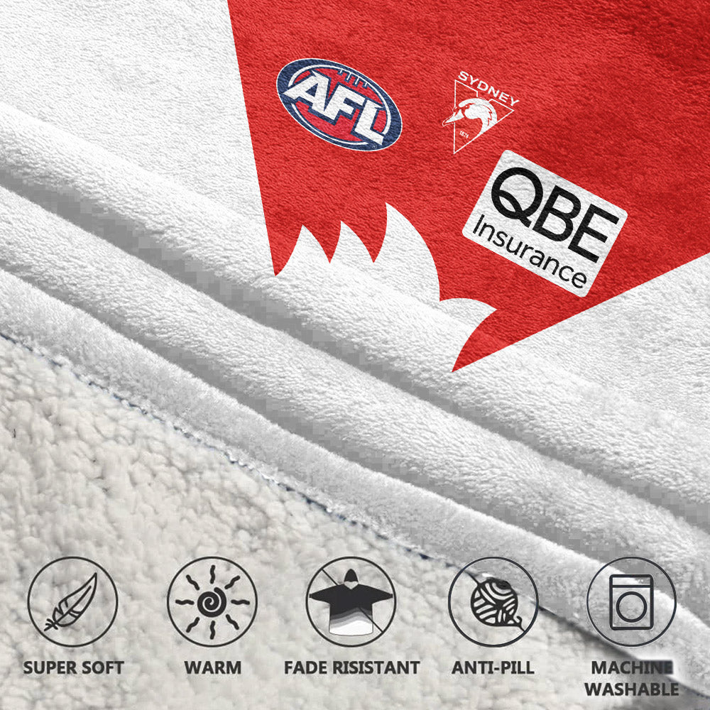 Sydney Football Unisex Blanket Hoodie