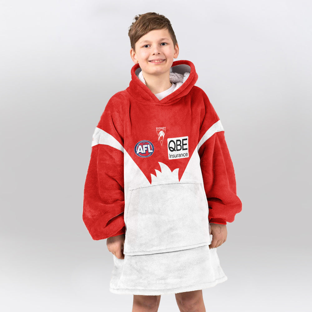 Sydney Football Unisex Blanket Hoodie