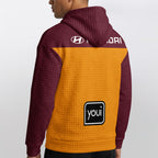 Brisbane Football Unisex Waffle Hoodie