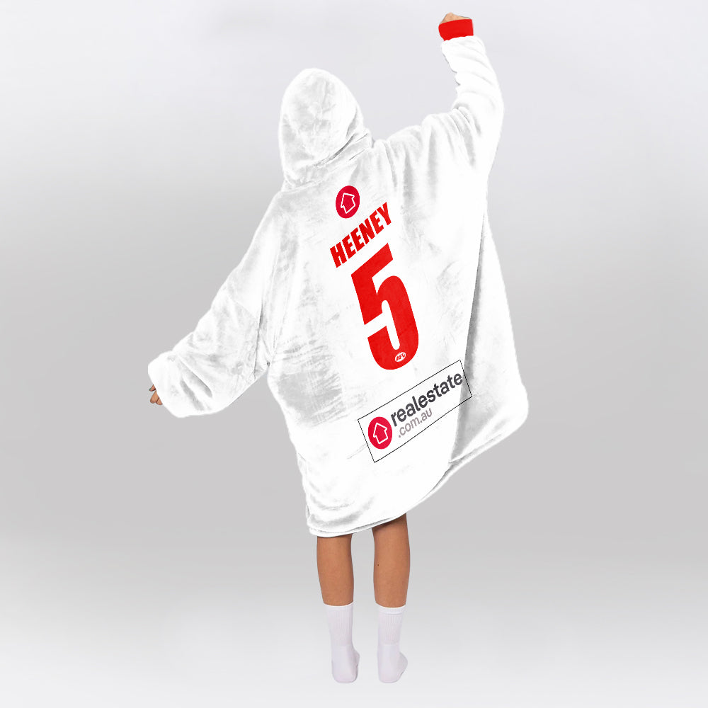 Sydney Football Unisex Blanket Hoodie