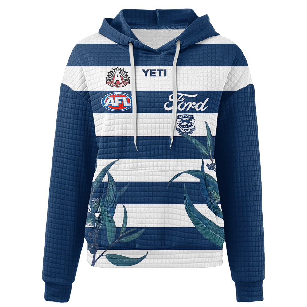 Geelong Football Unisex Waffle Hoodie