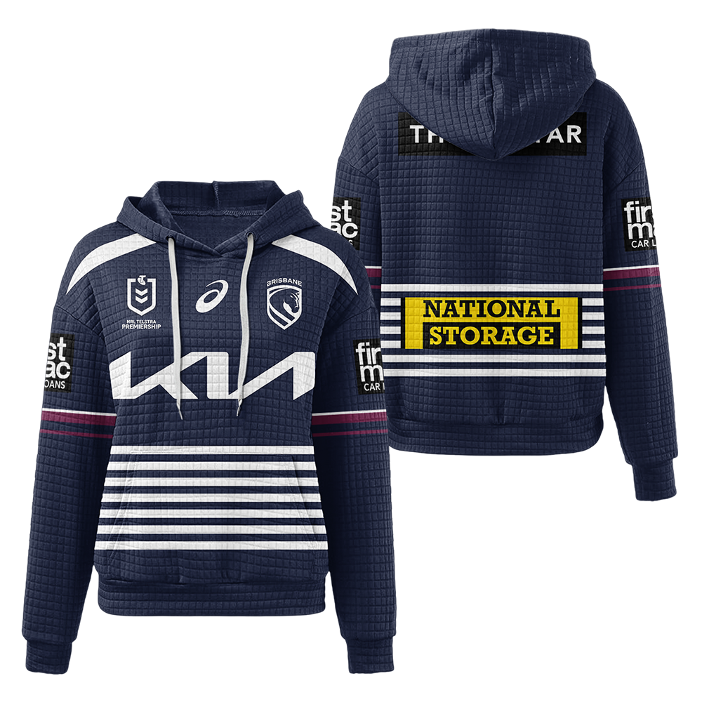 Brisbane Unisex Waffle Hoodie