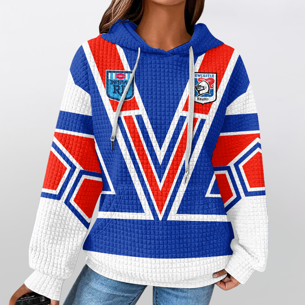 Newcastle Unisex Waffle Hoodie