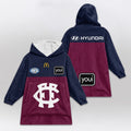 Brisbane Football Unisex Blanket Hoodie