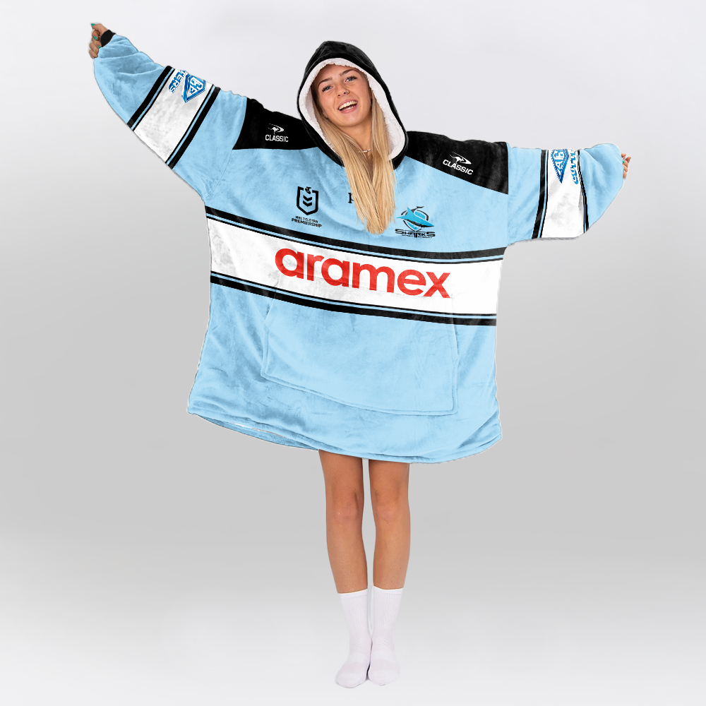 Cronulla-Sutherland Unisex Blanket Hoodie