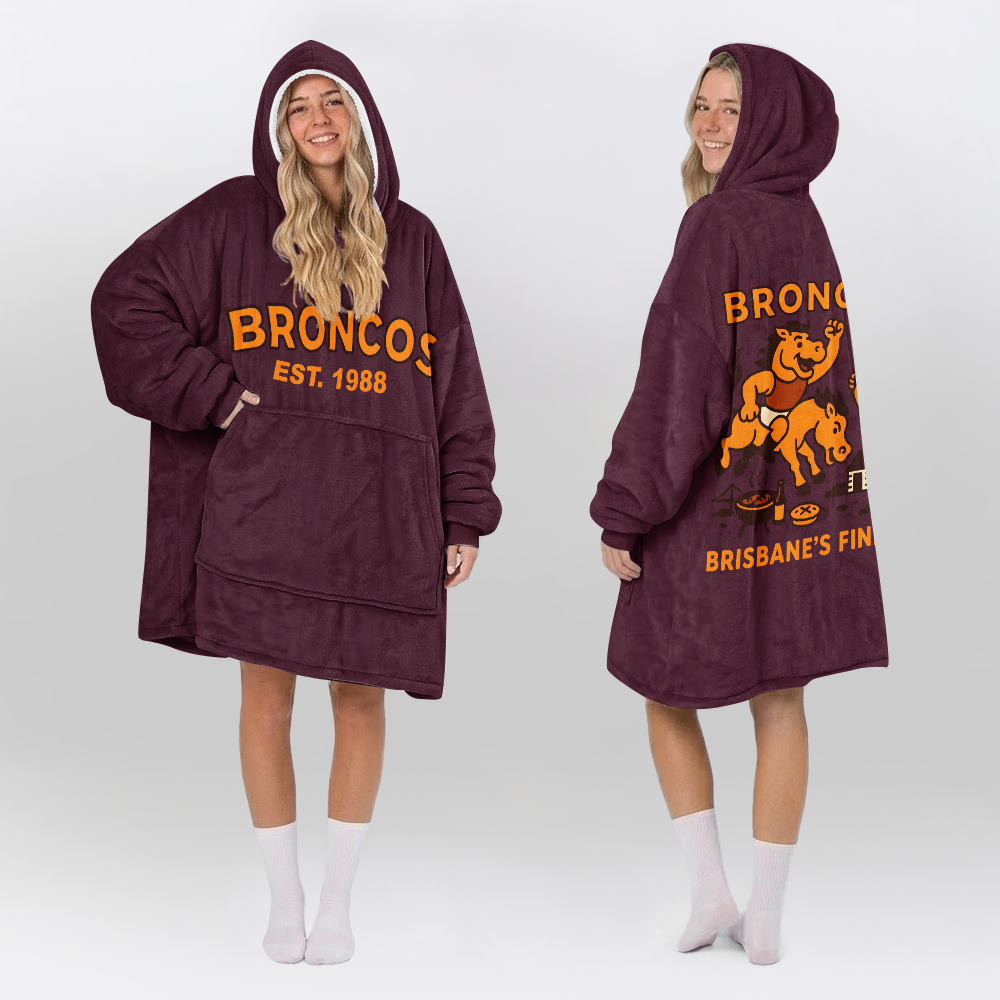 Brisbane Unisex Blanket Hoodie