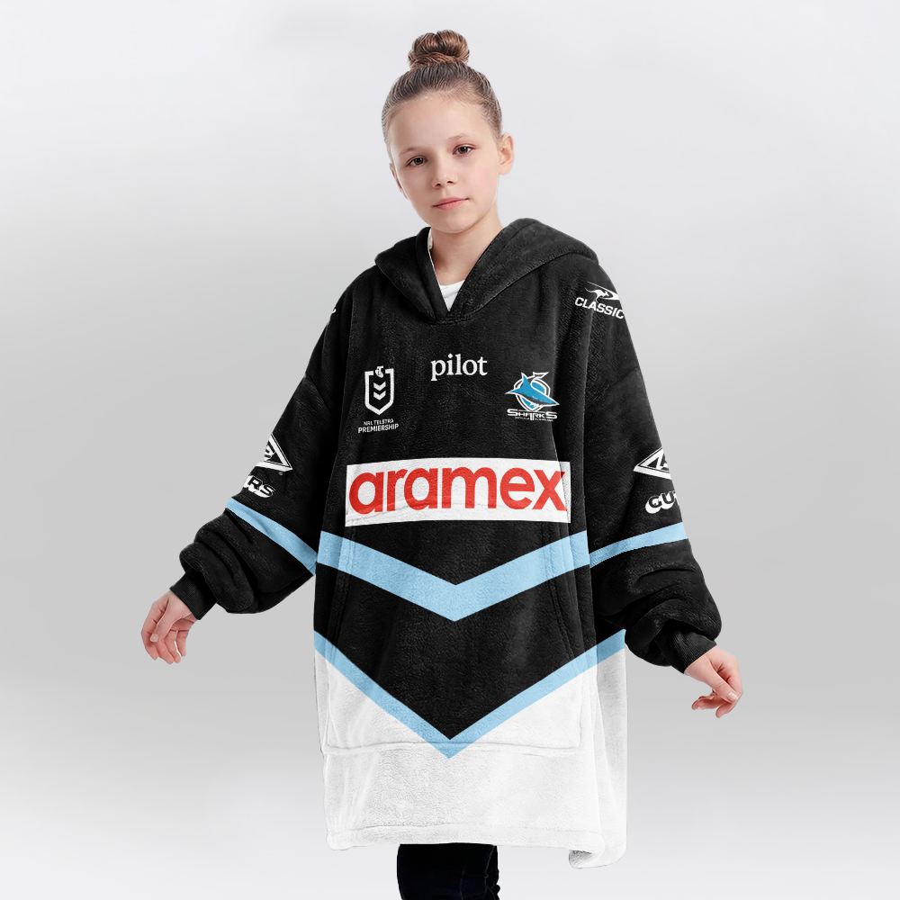 Cronulla-Sutherland Unisex Blanket Hoodie